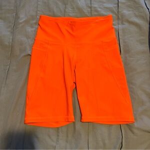 Old Navy Women's Bright Orange Bike Shorts